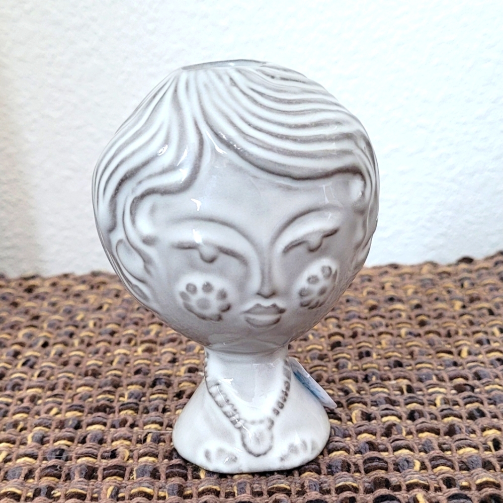 Jonathan Adler Utopia Boy Girl Reversible Bud Vase.